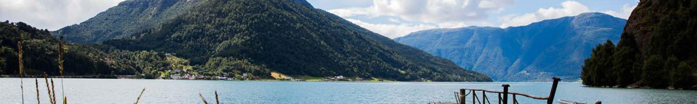 Mountains and lake